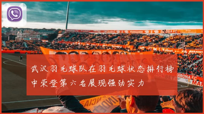 武汉羽毛球队在羽毛球状态排行榜中荣登第六名展现强劲实力